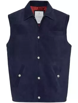 Пуховик Brunello Cucinelli, синий