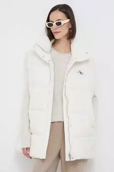 Пуховик Calvin Klein Jeans, бежевый