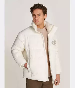 Пуховик Calvin Klein Jeans Regular Fit, экрю