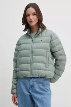 Пуховик Calvin Klein Jeans, зеленый