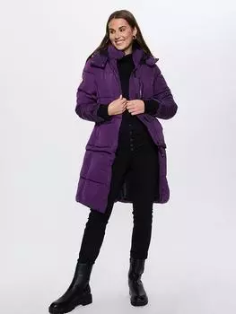 Пуховик CANADA weather gear, фиолетовый