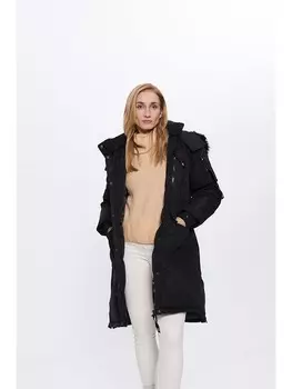 Пуховик CANADA weather gear Wintermantel, черный