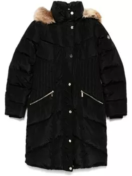 Пуховик Chevron 3/4 Michael Michael Kors, черный