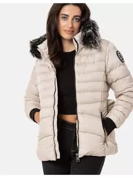 Пуховик Cipo & Baxx Jacken, бежевый