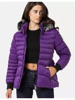 Пуховик Cipo & Baxx Jacken, цвет PURPLE