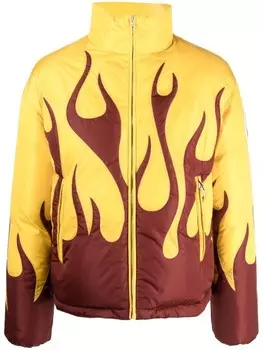 Пуховик Clancy из коллаборации с Moncler Palm Angels, желтый