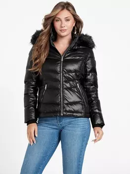 Пуховик Clarissa Guess Factory, черный