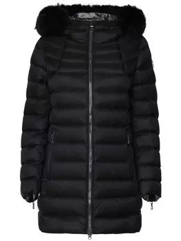 Пуховик Colmar с логотипом, черный