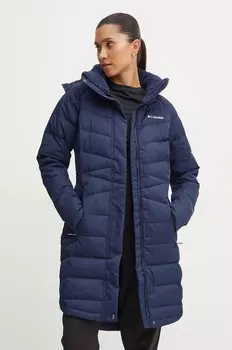 Пуховик Columbia Belle Isle, темно-синий