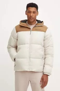 Пуховик Columbia, бежевый