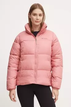 Пуховик Columbia, розовый