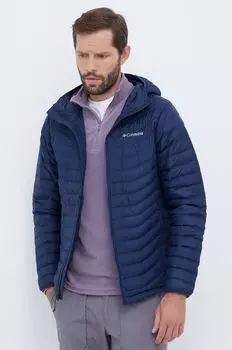 Пуховик Columbia, темно-синий