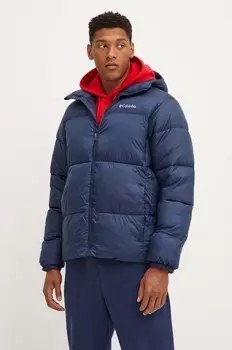 Пуховик Columbia, темно-синий