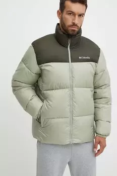 Пуховик Columbia, зеленый