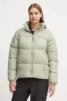 Пуховик Columbia, зеленый