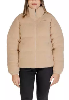 Пуховик Columbia зимний, бежевый