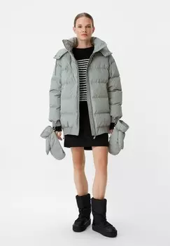 Пуховик comma casual identity, светло-серый
