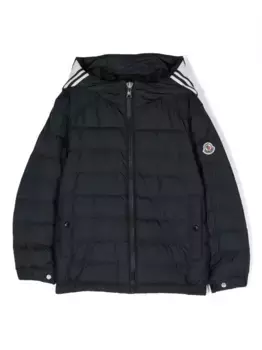 Пуховик Cornour с капюшоном Moncler Enfant, синий