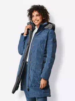 Пуховик CREATION L PREMIUM, джинсовый