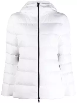 Пуховик Dera на молнии Moncler, белый