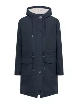 Пуховик Derbe Festholm, цвет navy/off white