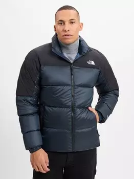 Пуховик диабло The North Face, синий
