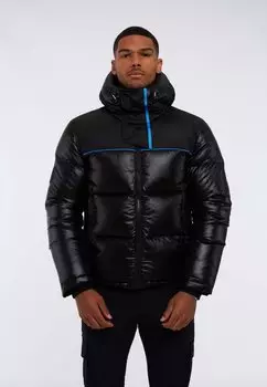 Пуховик Diamond Down JACK1T, цвет black glacial blue