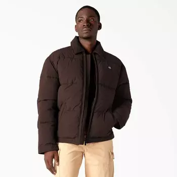 Пуховик Dickies Overbrook, цвет Chocolate Brown (Cb)