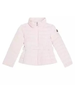 Пуховик динка Moncler Enfant, розовый