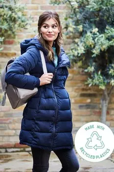 Пуховик для беременных JoJo Maman Bb 2-в-1 Jojo Maman Bb, синий