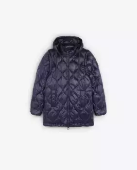 Пуховик для девочки с капюшоном и отстегивающимися рукавами Scalpers, синий