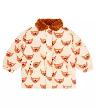 Пуховик для кота Jellymallow, бежевый