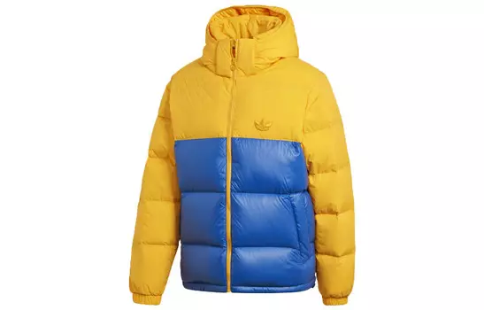 Пуховик DOWN REGEN PUFF для мужчин Желтый/Синий Adidas Originals, желтый/синий