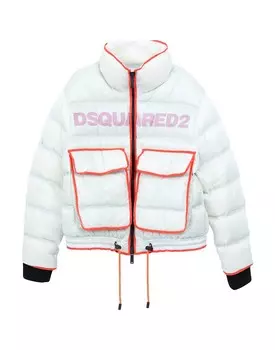 Пуховик Dsquared2, молочный