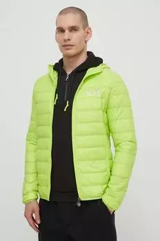Пуховик EA7 Emporio Armani, зеленый