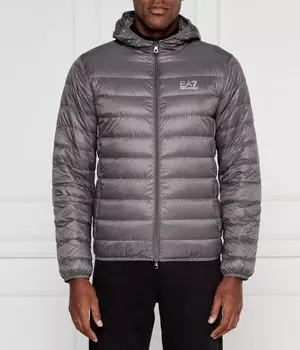 Пуховик Ea7 Regular Fit, серый
