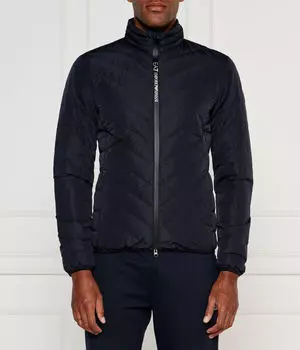 Пуховик Ea7 Regular Fit, синий