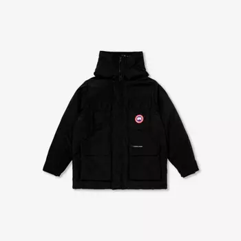 Пуховик expedition с нашивкой-логотипом 7-16 лет Canada Goose, черный