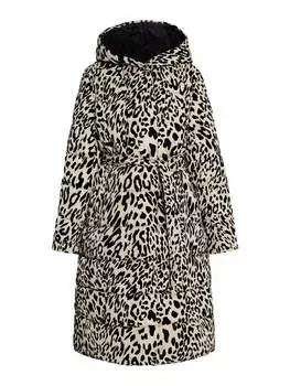 Пуховик faina, цвет beige leo