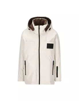 Пуховик Fendi, белый