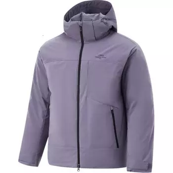 Пуховик Fitness Series для мужчин Crow Grey Purple Lining