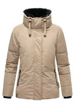 Пуховик FROSTII Navahoo, серо-коричневый