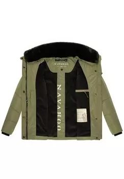 Пуховик FROSTII Navahoo, зеленый