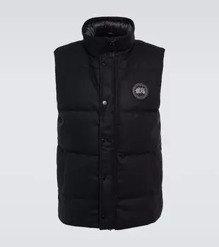 Пуховик Garson из смесовой шерсти Canada Goose, синий