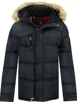 Пуховик Geographical Norway Bonapart, темно-синий