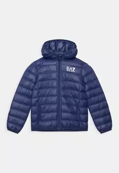 Пуховик Giacca Piumino EA7 Emporio Armani, цвет blu navy