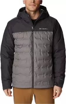 Пуховик Grand Trek II с капюшоном Columbia, цвет City Grey/Shark