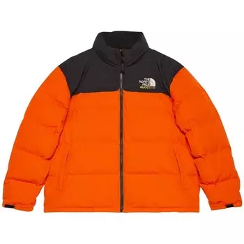 Пуховик Gucci x The North Face Оранжевый/черный