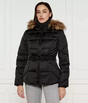 Пуховик Guess Jeans Olga Regular Fit, черный