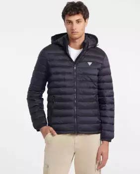 Пуховик Guess Jeans, темно-синий